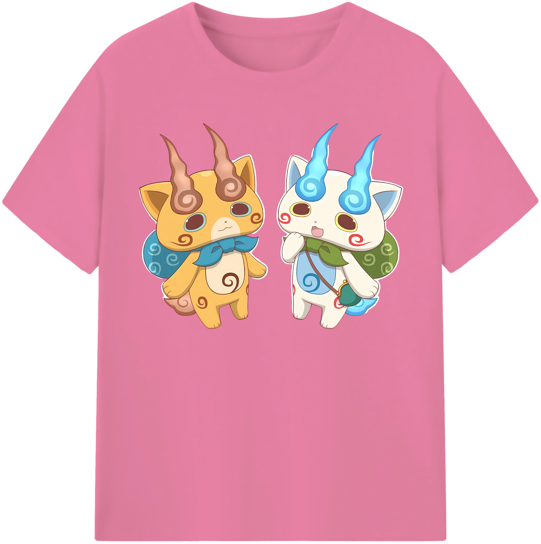 （画像用） 妖怪ウォッチ Yo-kai Watch 綿100％半袖Tシャツ（フロントプリント）